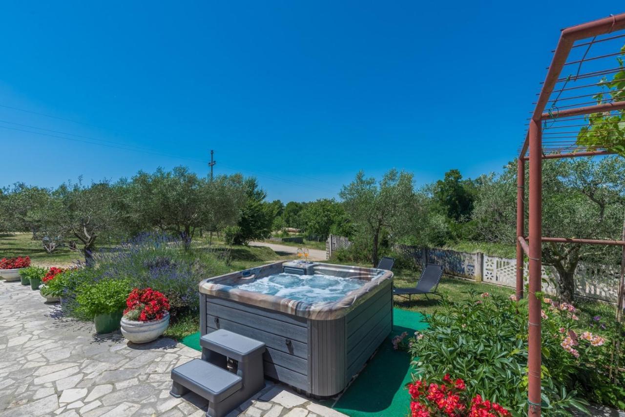Ferienhaus Zora with Whirlpool Sveti Lovreč Pazenatički Exterior foto